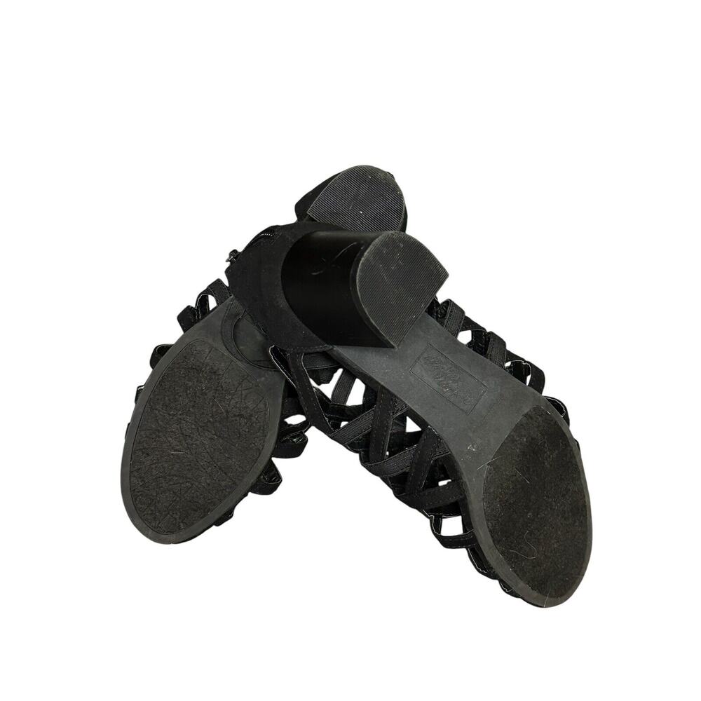 Dexflex Size 9 Trista Black Strappy Heel - Picture 4 of 7